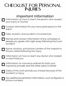 What should I do if I am injured in a car accident?