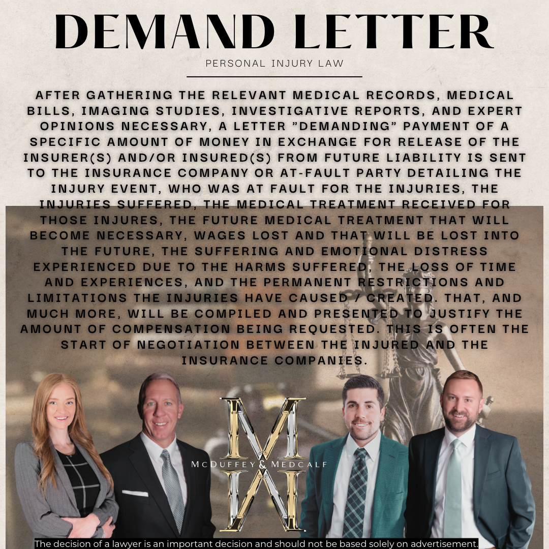 What is a "Demand Letter" in Personal Injury Law?