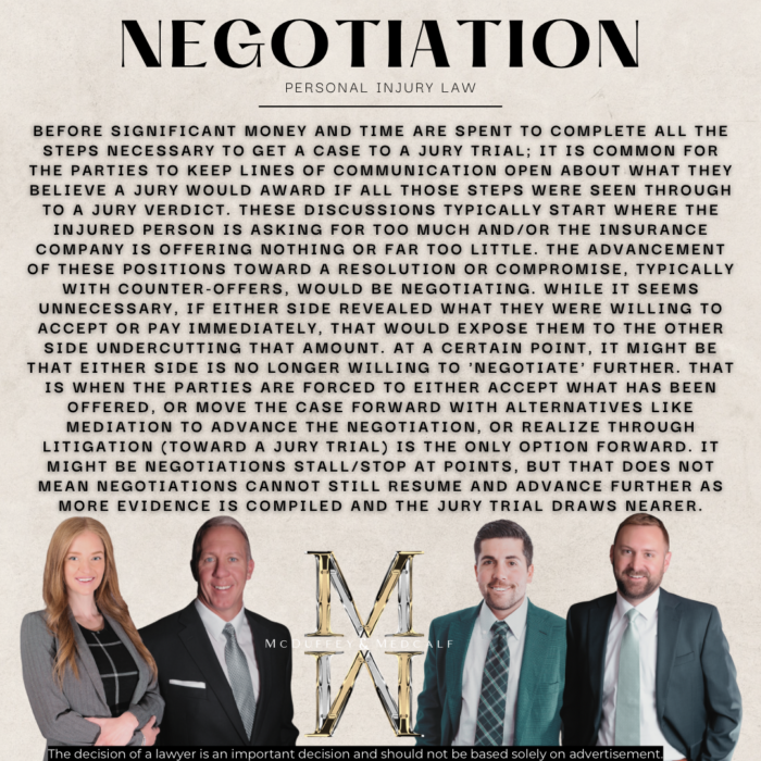 What is Negotiation in Personal Injury Law?