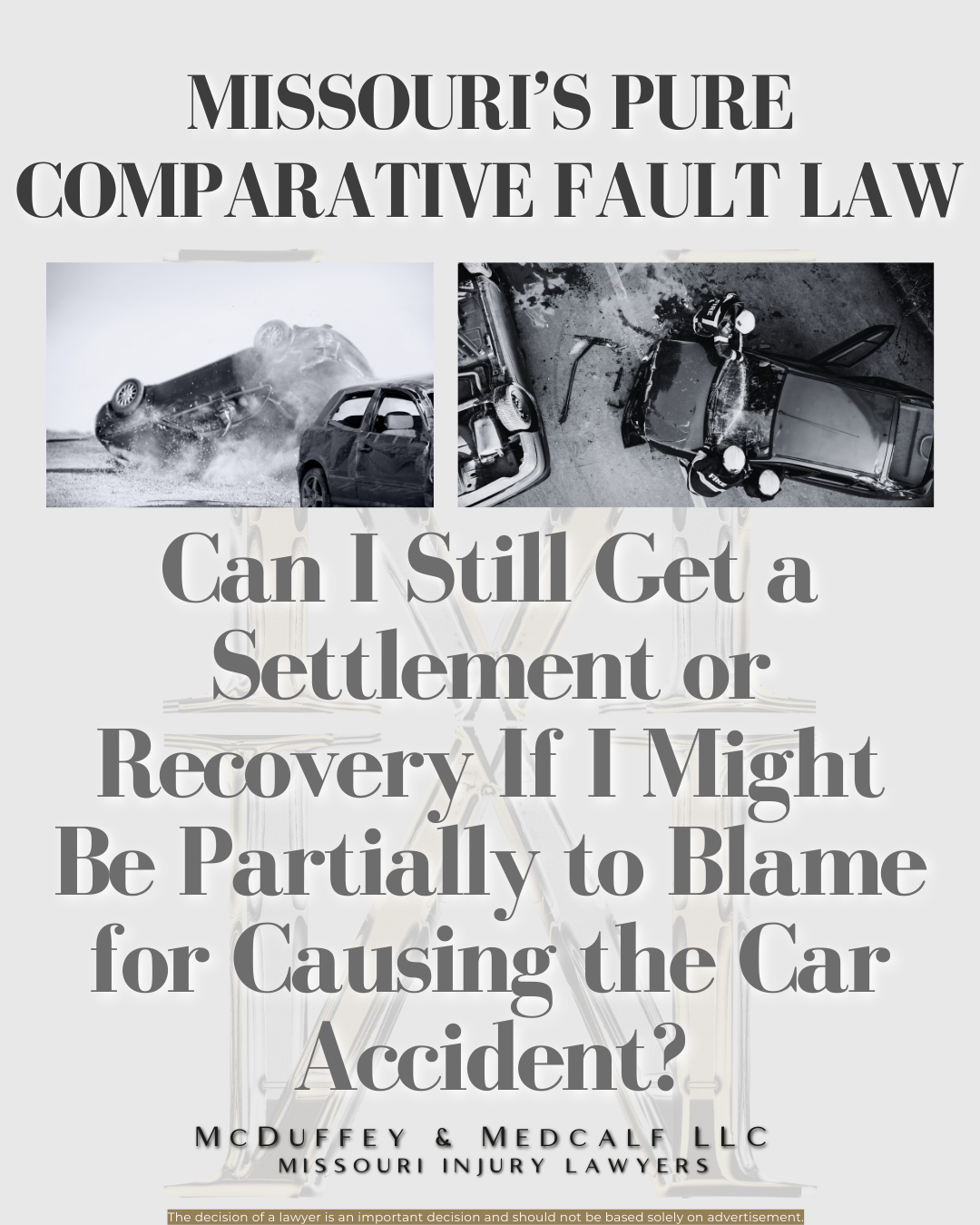Can I Still Get a Settlement or Recovery If I Might Be Partially to Blame for Causing the Car Accident?