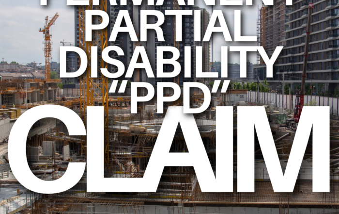 Permanent Partial Disability "PPD" Claim