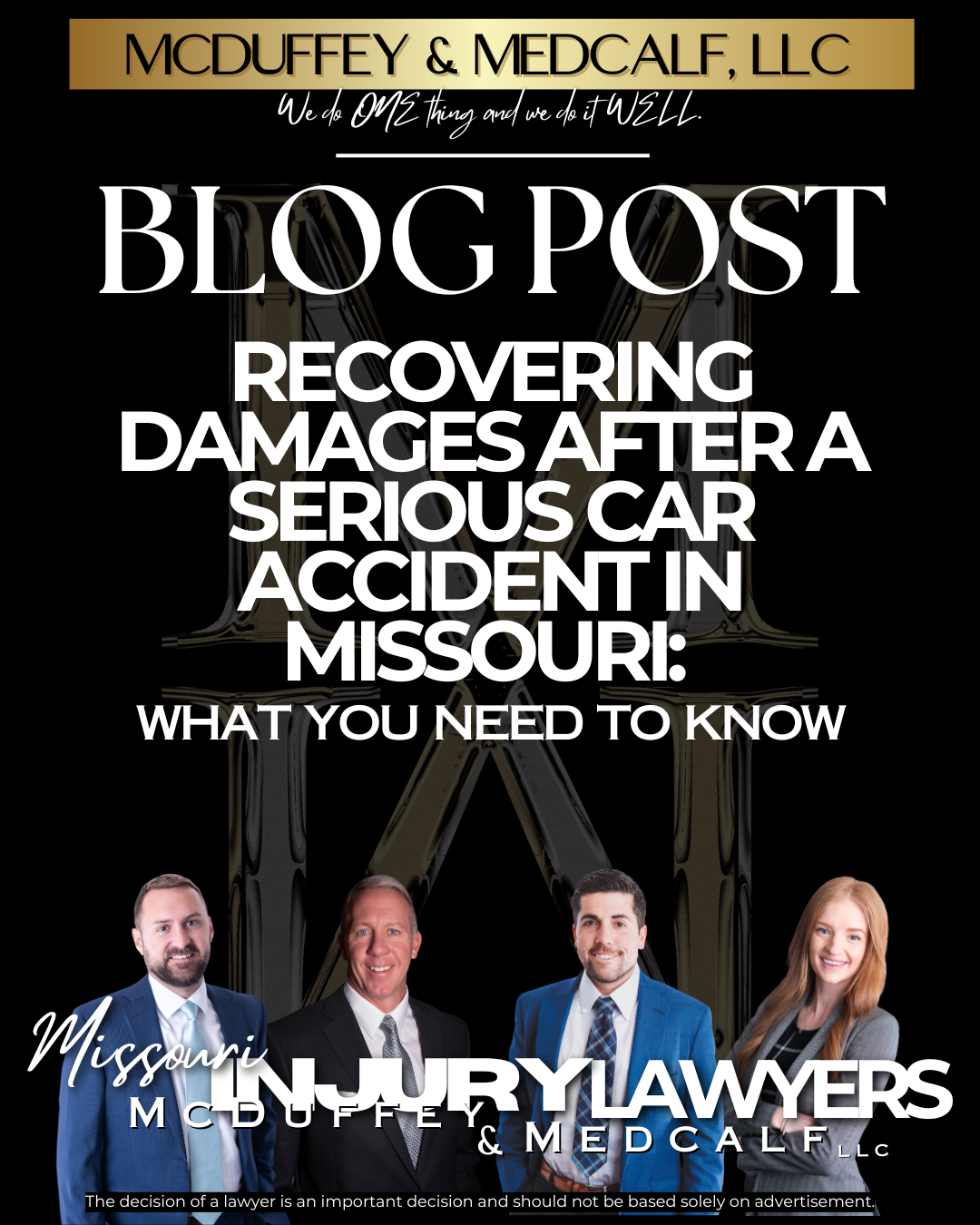 Recovering Damages After a Serious Car Accident in Missouri