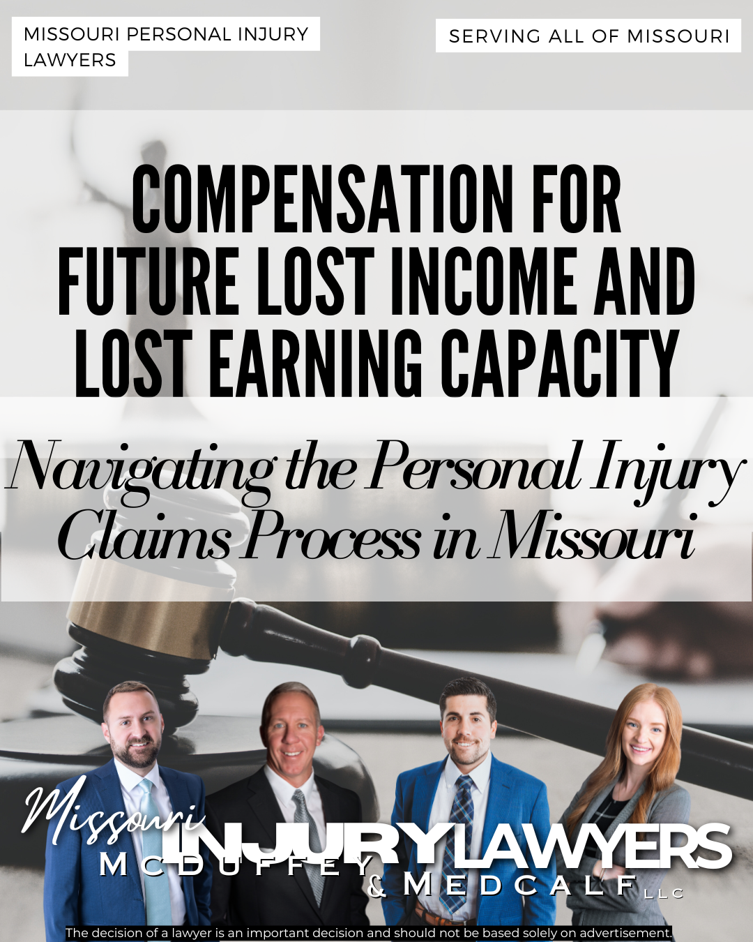 Compensation for Future Lost Income and Lost Earning Capacity