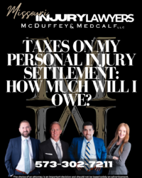 Taxes on My Personal Injury Settlement