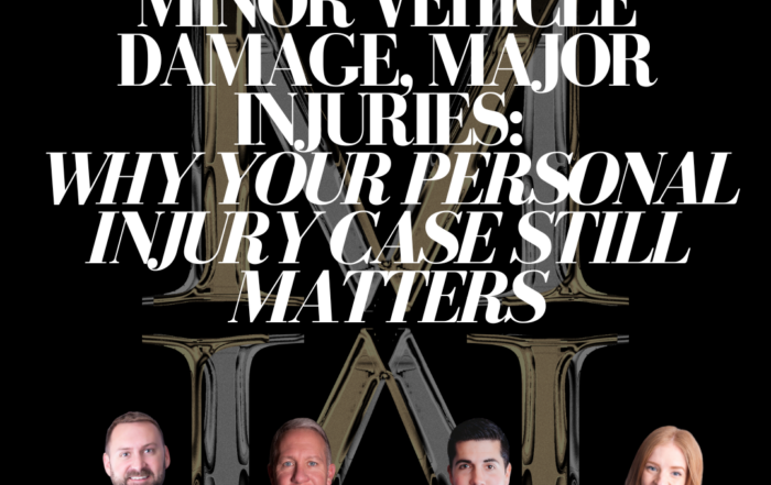 Minor Vehicle Damage, Major Injuries Why Your Personal Injury Case Still Matters