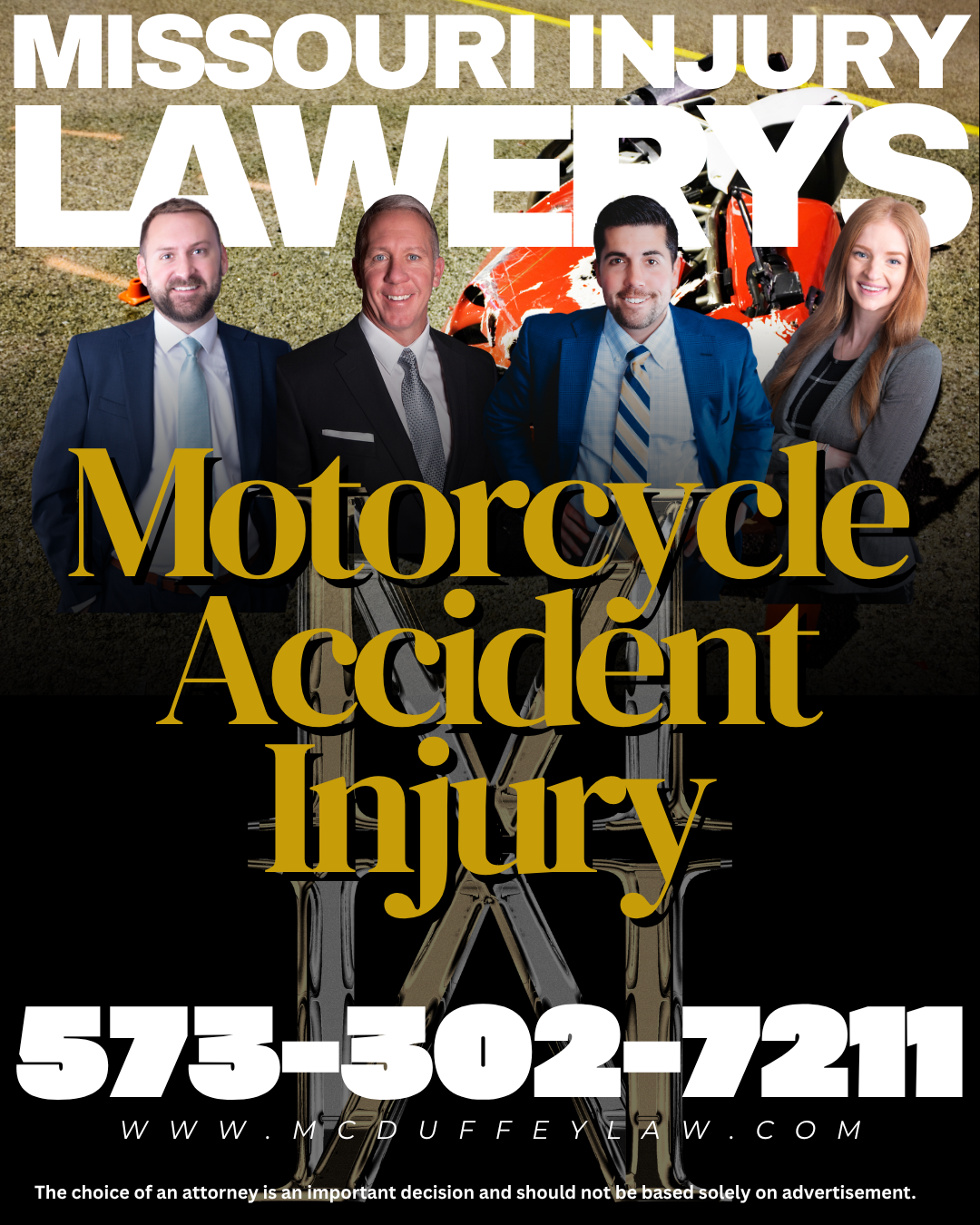 Motorcycle Accident Injury Lawyers MO